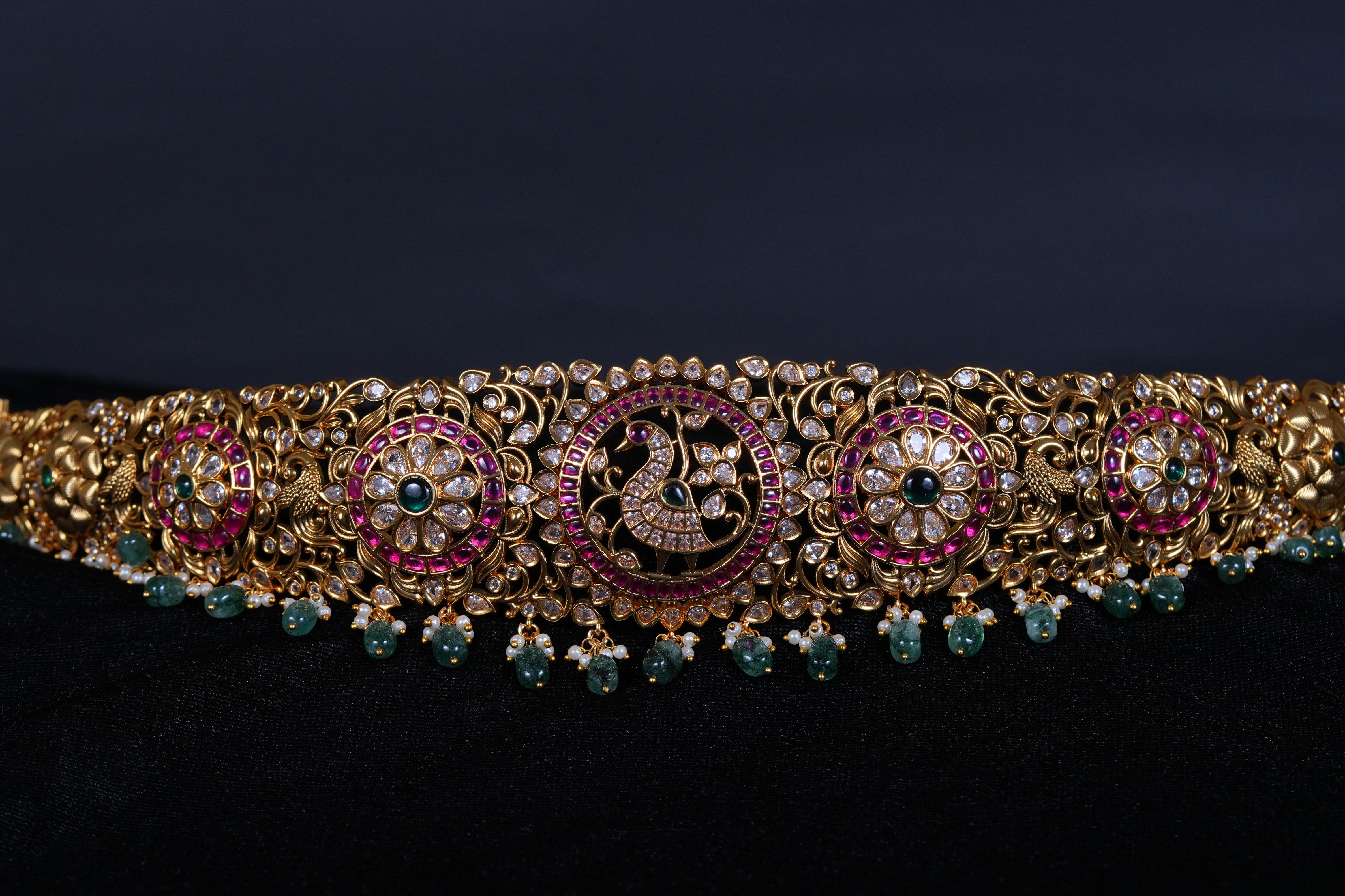 Jadau Kundan Antique Hip Belt